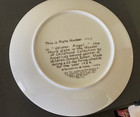 Vtg 1984 collector plate "Winter Angel" by Donald Zolan, Pemberton Oakes — photo 2