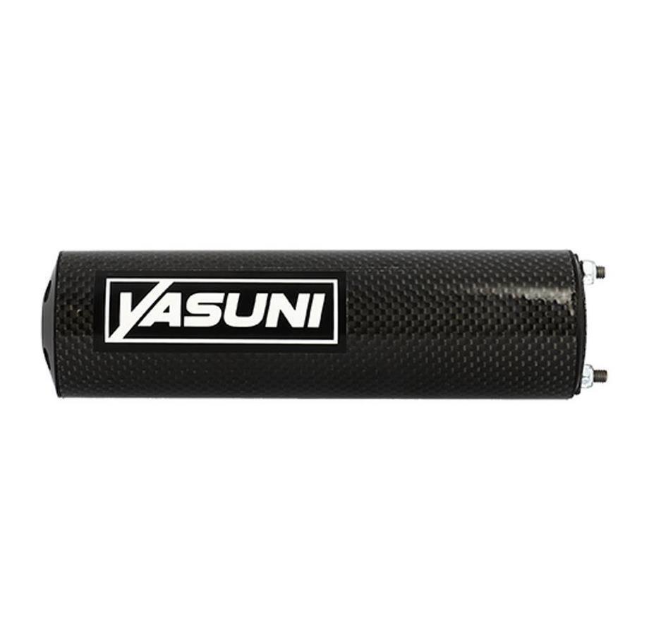 Silencieux moto 50 Yasuni Max Pro Carbone/Noir - Finition Premium