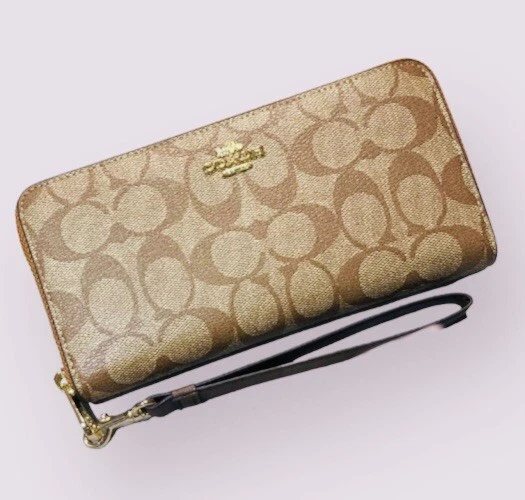 Coach wallet long sale