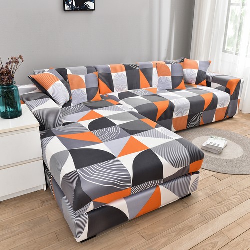 Stretch Sofa Covers Slipcover for L Shape Sectional Corner Sofa Couch Protector - Picture 40 of 167