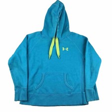 Under Armour Hoodie Womens Medium Blue Storm ColdGear Loose Sweatshirt Pullover