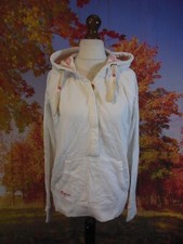 Fat Face elfenbeinfarben Life is out there Baumwoll-Hoodie. UK Damen Gr. 12