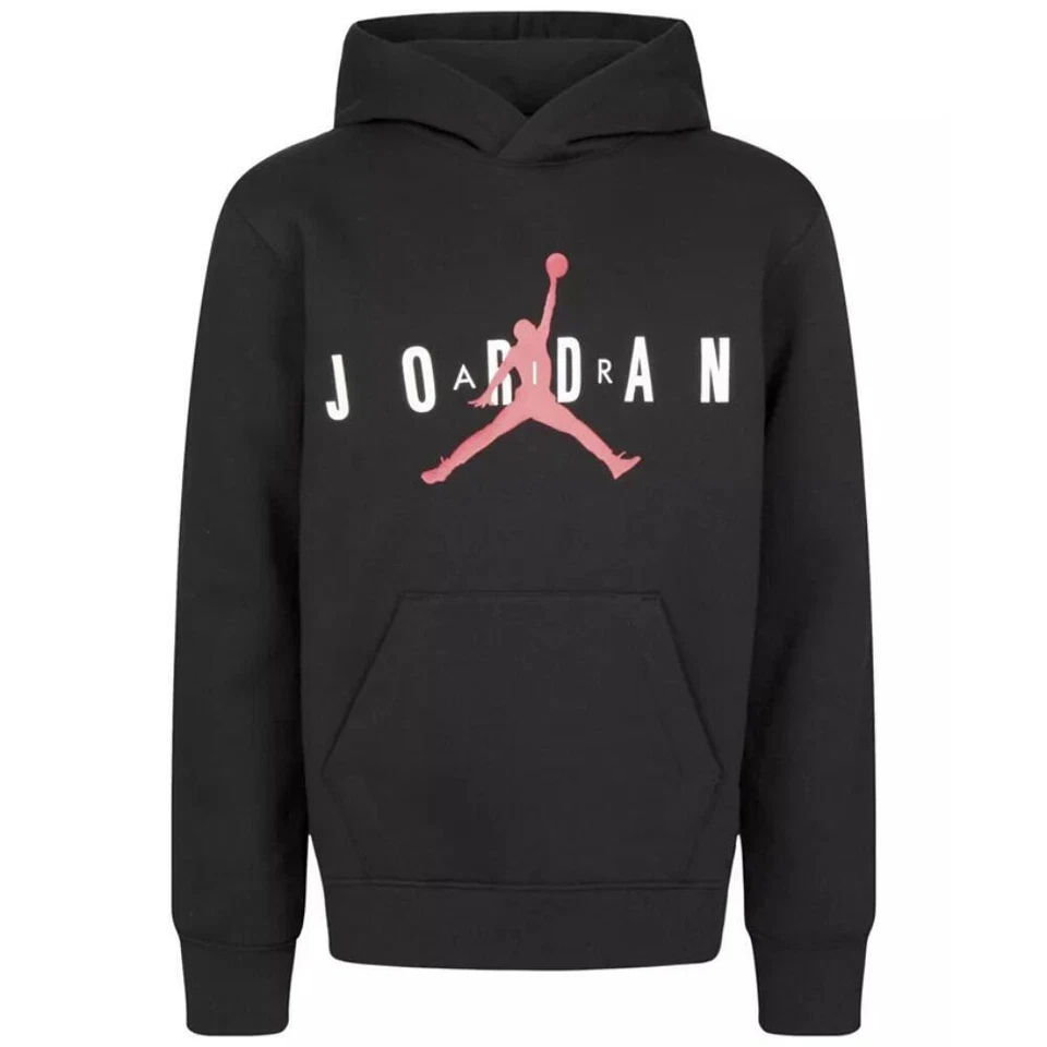 Jordan Men's Hoodie Flight Jumpman Graphic Pull Over Long Sleeve Sweatshirt