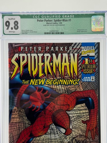 Peter Parker Spider-Man #1 CGC 9.8 Neuanfang! 1. Ausgabe - Bild 3 von 3