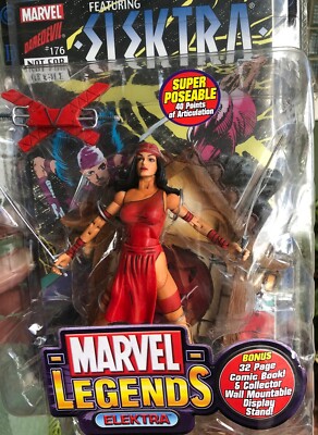 Marvel Ledgends: Electra: Action Figure: Toybiz: NIB: 
