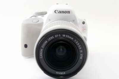 Canon EOS Rebel SL1/100D/Kiss X7 18.0MP 18-55mm White [Exc+++] w