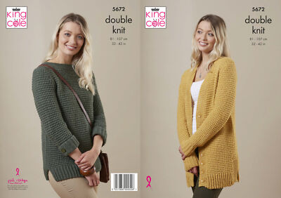 King Cole Damen Doppelstrick Strickmuster Damen Pullover & Cardigan 5672