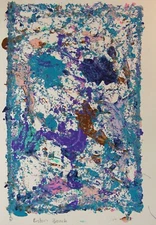 Original ABSTRACT Expressionism Painting Acrylic by Easton Breach