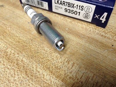 Spark Plugs (4) NGK 93501 (LKAR7BIX-11S) for HONDA NISSAN TOYOTA