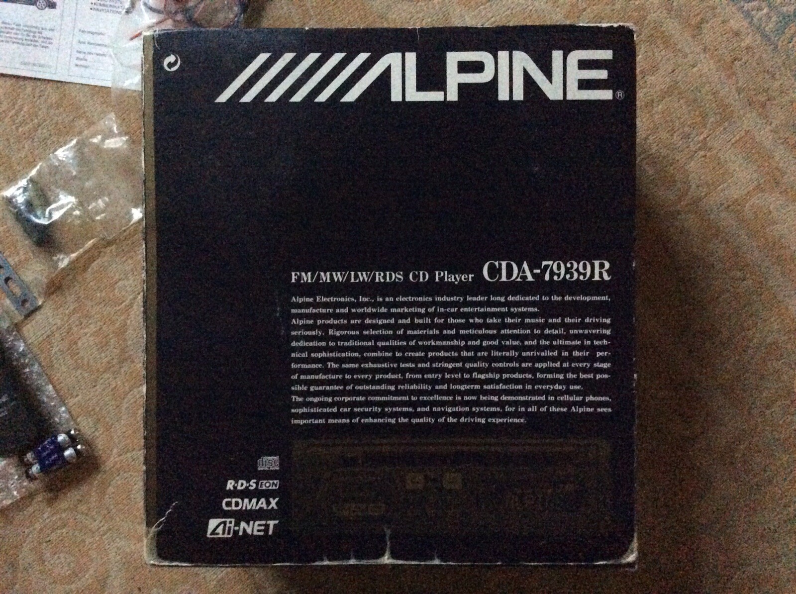 Brand New Alpine CDA 7939r Car Stereo. eBay