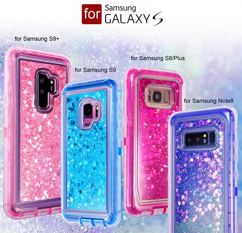 For Samsung Note 8/9/ S8/S9+Plus Shockproof Glitter Defender Case Cover | eBay