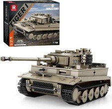 Reobrix 77031 Tiger I carro armato 1138 pezzi World of Tanks official NUOVO IMBALLO ORIGINALE