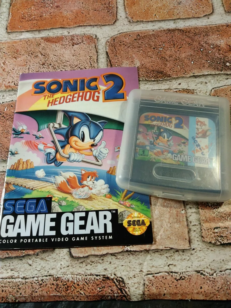 Sega Game Gear Sonic the Hedgehog 2 With Instruction Manual