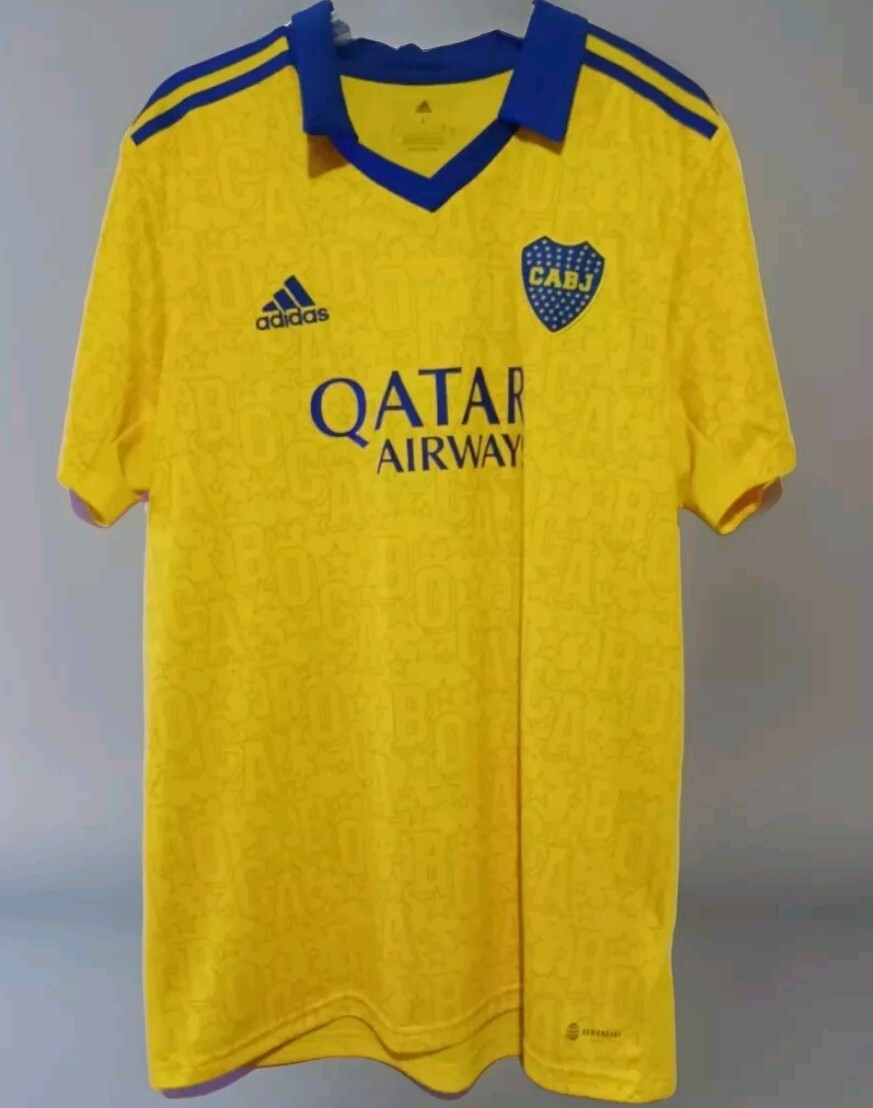 BOCA JUNIORS Rare Jersey Authentic Shirt Argentina CABJ Large | eBay