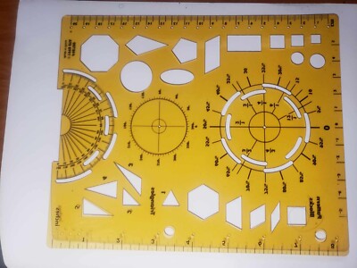 Everyday Mathematics Geometry Template #4870d 1998 Eta