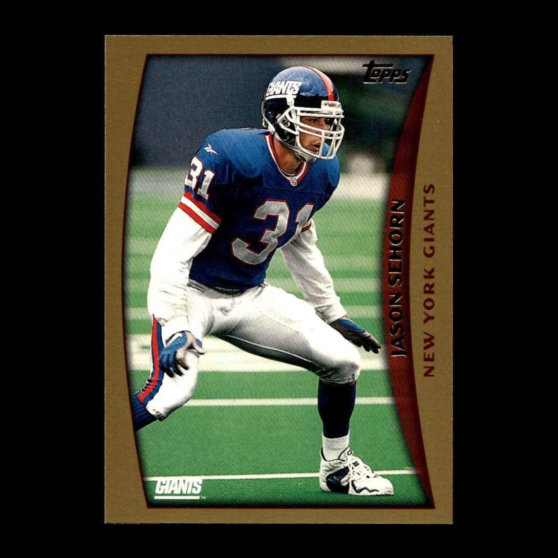 Jason Sehorn 1998 Topps New York Giants #189 R323J 5 | eBay