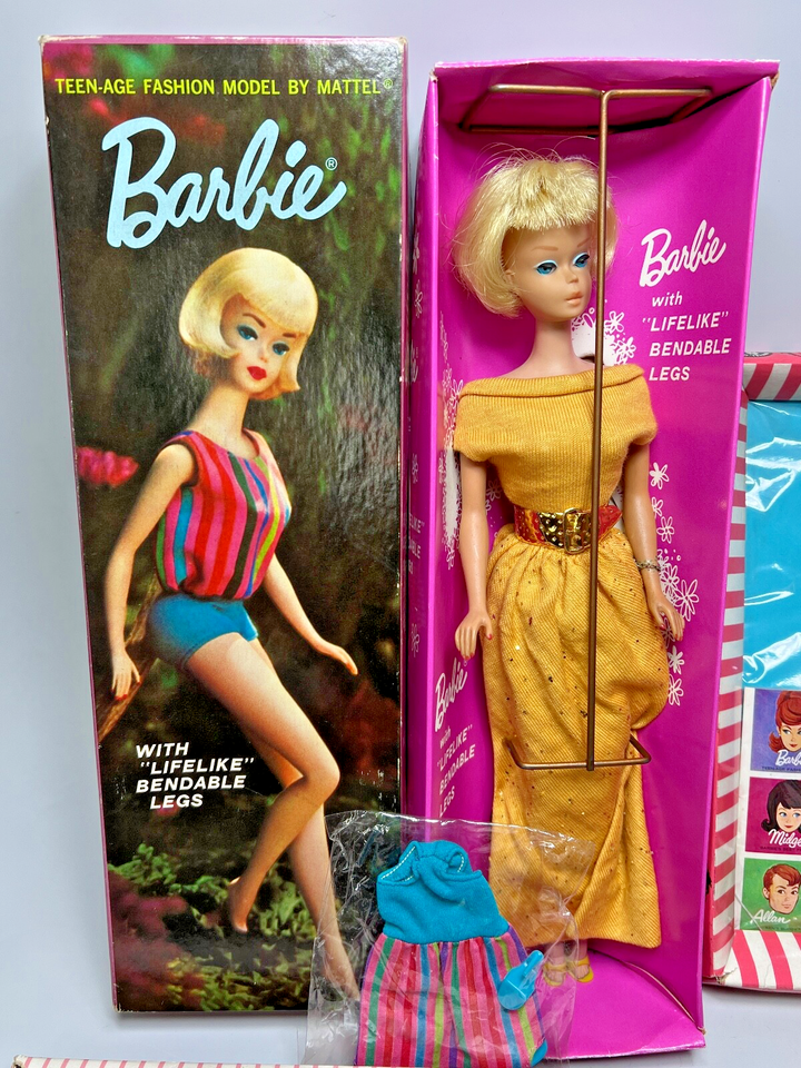 AMERICAN GIRL BARBIE Long Hair High Color Ash Blonde doll 1070 from 1966 EUR 715,00 - FR