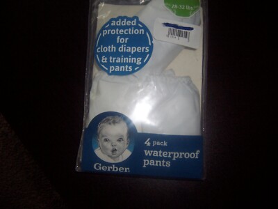 Gerber cloth diaper covers size 2T 3 in package   New