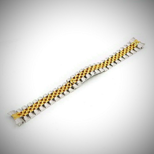 Bracciale jubilee 20mm acciaio oro chiusura a scomparsa crownclaps  cinturino | eBay