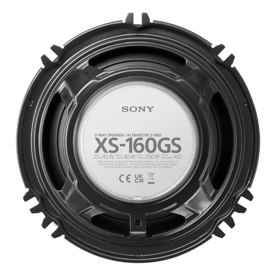 Sony Professionnel Audio XS-160GS Haut-Parleurs pour Auto 2 Voies Coaxiales 16cm - Photo 4/4