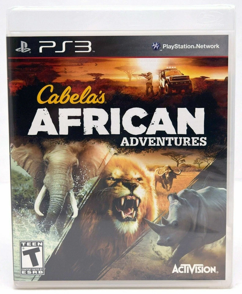 NEW PS3 Cabela's BUNDLE Shadows of Katmai + African Adventures Video Game Hunt - Image 2 of 4