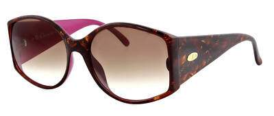 Vintage CHRISTIAN DIOR 2435 10 59mm Brown Marble Gold 