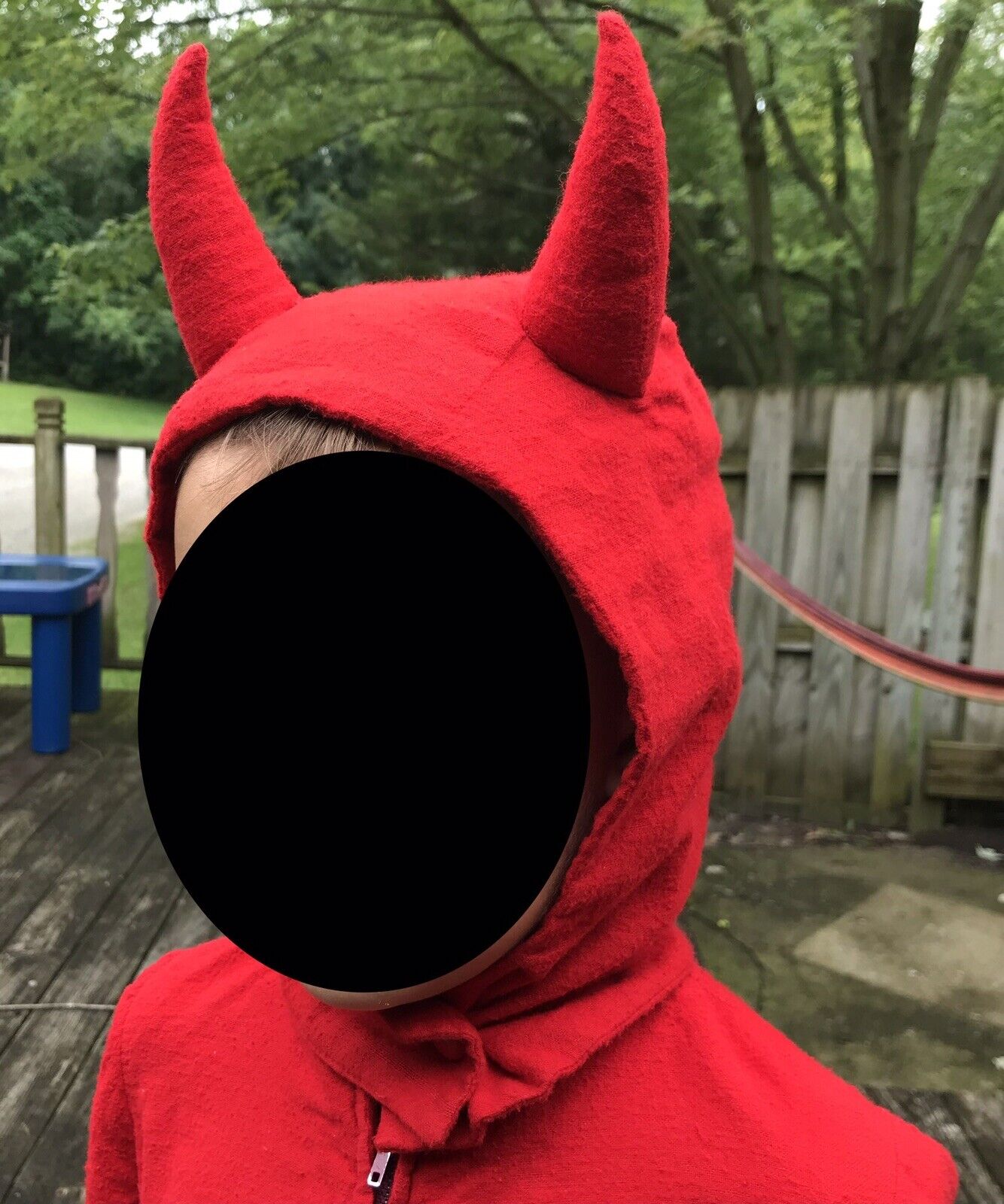 Vintage 1960s Child Devil Satan photo