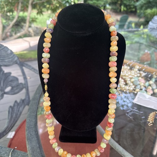 Vintage Strung Beads Muticored 1970s