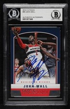 BAS 2012-13 Panini John Wall #85 Authentic Auto ow6