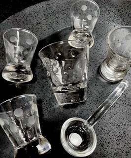 1970s Vintage Shot Glasses Set of 4