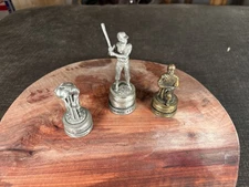 Golden Age Of Baseball Chess Set 1994 Cameo Guild, Hank Aaron, Robinson, Foxx