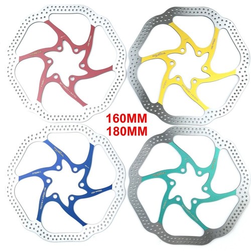 Rotor de freno de disco Eigraketly para bicicleta 160 mm 180 mm Acero inoxidable | Bodega Rotor de freno de disco Eigraketly para bicicleta 160 mm 180 mm Acero inoxidable | Bodega