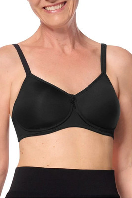 Amoena 'Lara' weich gepolsterter Mastektomie-BH ohne Bügel mit Taschen - SCHWARZ - 40C