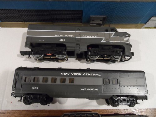 K-LINE/LIONEL O GAUGE DIESEL F UNIT WITH PASSENGER CARS N.Y. CENTRAL C-7 (BC) - Picture 2 of 6
