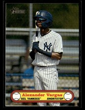2021 Topps Heritage Minor League #72BPC-14 Alexander Vargas 1972 Poster Card
