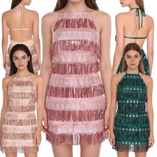 Women Costume Competition Dancewear Banquet Dress Mini Modern Latin Prom Dance