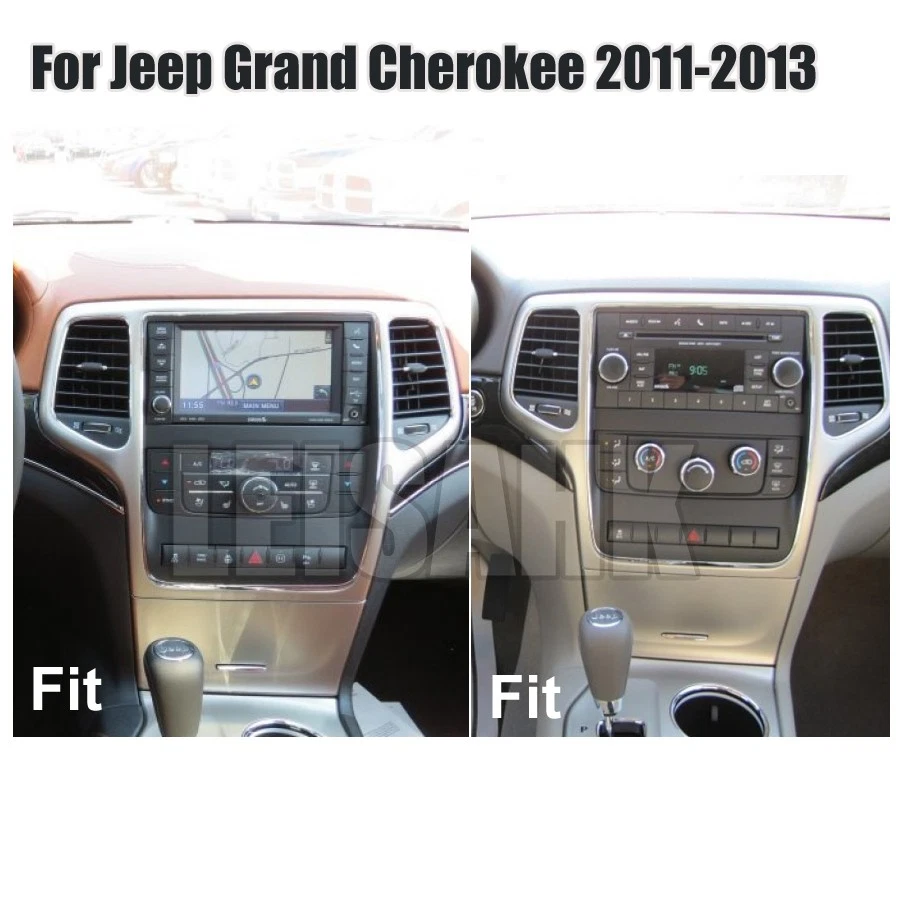 Radio estéreo giratoria para Jeep Grand Cherokee 2011-2013 Carplay navegación Android 15 Foto 4 de 4