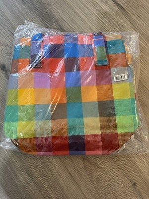 BAGGU Everyday Cloud Carry On Madras Bag New