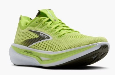 BROOKS HYPERION 3 MEN'S RUNNING SHOES SZ 9 D SUNNY LIME OLIVE