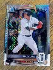 2025 Bowman Draft Chrome Max Clark Mojo Refractor BDC-48 Detour Tigers