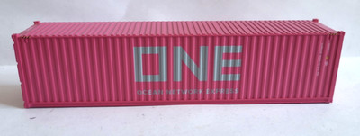 +++NEU+++EVEMODEL H0 40 Fuss Hi-Cube Container ONE pink 1:87+++NEU+++