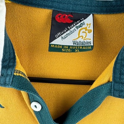 Vintage Wallabies Rugby Union Australia Shirt Mens XL Jersey