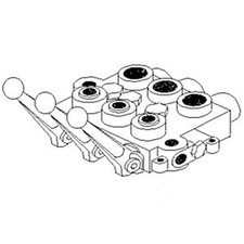 Triple Spool Hydraulic Valve W/float Fits Kubota Fits Ford Fits Case Ih Fits For