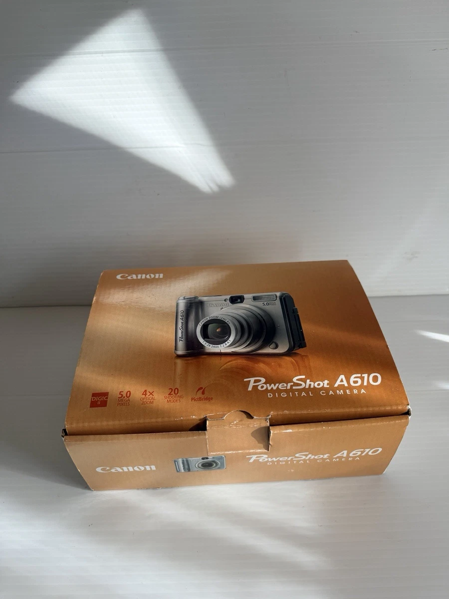 Canon PowerShot A610 Digital Cameras with DPOF Support for Sale