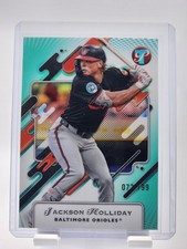 JACKSON HOLLIDAY 2025 TOPPS PRISTINE AQUA REFRACTOR ROOKIE /199 ORIOLES Q4556
