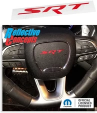 Steering Wheel SRT Overlay Decal for 2015-2023 Dodge Charger SRT