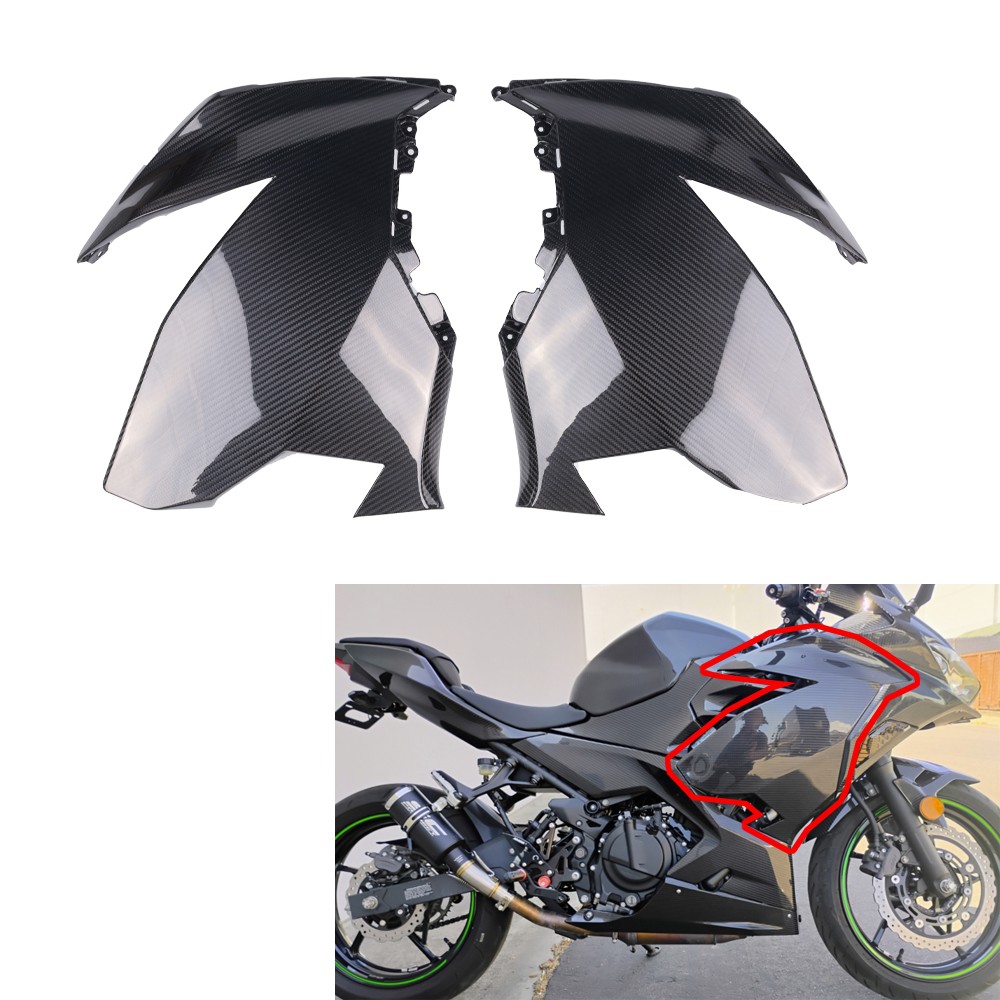 FTE Middle Side Fairing 100% Carbon Fiber for Kawasaki Ninja 18-23