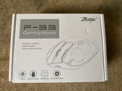 Zelotes F-33 Trackball Gaming Mouse Bluetooth Ergonomic Mouse 2.4G Wireless