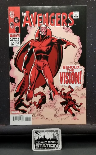 Avengers #57 Facsimile Edition Nov 2020 Marvel Comics 1st App Vision High Raw