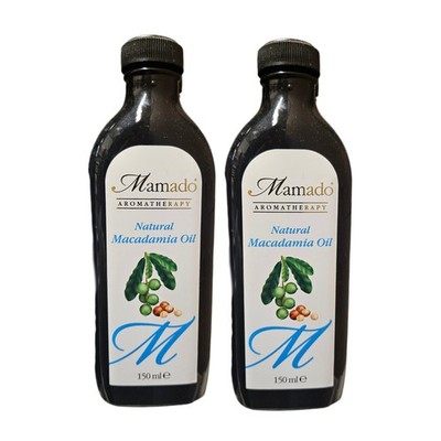 Mamado Aromatherapie natürliches Macadamiaöl 150 ml 2er Pack